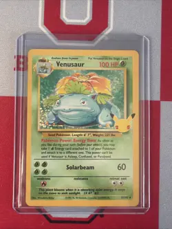 Pokemon TCG Venusaur Holo Rare 15 Pokemon Celebrations LP - Image 1