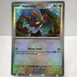 Pokemon TCG Hawlucha Master Ball Pattern Reverse Prismatic Evolutions 089/131 NM - Image 1