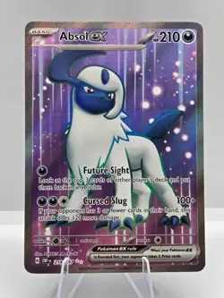 Absol ex 214/197 Ultra Rare Obsidian Flames Pokemon NM - Image 1