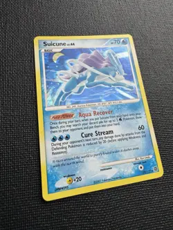 Pokemon Suicune Cracked Ice Holo 19/132 Diamond & Pearl Promo DPBP#295 2007 - Image 2