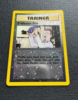Pokemon Professor Elm 3/9 Best of Game Reverse Holo 2002 - Image 1