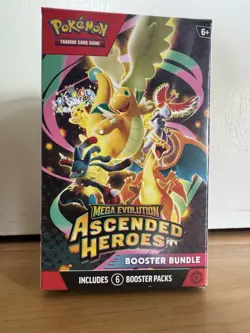8x Pokemon TCG Mega Evolution Ascended Heroes Booster Bundles, IN HAND - Image 2
