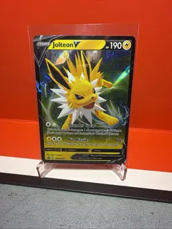 Pokemon Jolteon V SWSH151 Sword & Shield Holo Black Star Promo NM - Image 1