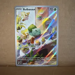 Pokemon Stellar Crown Bulbasaur 143/142 Illustration Rare - Image 1