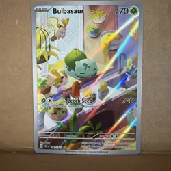 Pokemon Stellar Crown Bulbasaur 143/142 Illustration Rare - Image 2