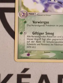 Pokemon Karte Smogmog 24/109 Ex Rubin & Saphir Set - Deutsch Pokemon TCG NM - Image 5