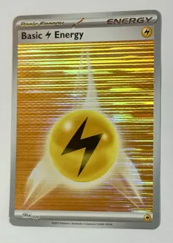 Pokemon TCG - Basic Lightning Energy - 2025 Scarlet & Violet - SVE020 - HoloFoil - Image 3