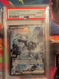 PSA 10 KYUREM EX 165 BLACK BOLT SPECIAL ILLUSTRATION RARE POKEMON GEM MINT - Image 1