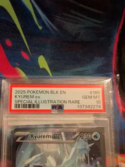 PSA 10 KYUREM EX 165 BLACK BOLT SPECIAL ILLUSTRATION RARE POKEMON GEM MINT - Image 2