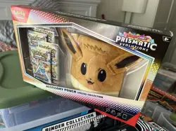 Pokemon TCG: Prismatic Evolutions Eevee Accessory Pouch Special Collection Box - Image 1