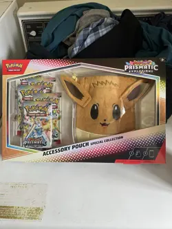 Pokemon TCG: Prismatic Evolutions Eevee Accessory Pouch Special Collection Box - Image 2