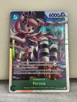 Perona OP14-033 Super Rare The Azure Sea's Seven One Piece Near Mint - Image 1