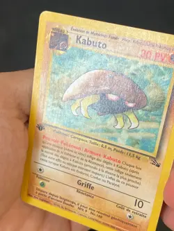 CARTE POKEMON KABUTO 50/62 EDITION 1 FR COMMUNE WIZARDS FOSSILE - BE/TBE - Image 2