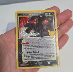 2007 Pokemon Umbreon Gold Star 17/17 Celebrations: Classic Collection Holo NM/M - Image 2
