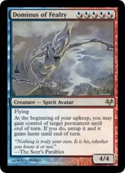 1 x Dominus of Fealty - Eventide - Heavy Play - MTG - Image 1