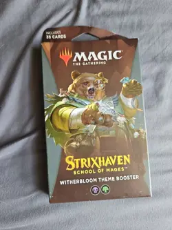 MTG MAGIC THE GATHERING STRIXHAVEN SCHOOL OF MAGES WITHERBLOOM THEME BOOSTER - Image 1