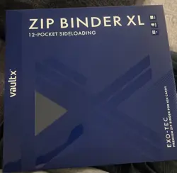 Vault X Black 12 Pocket Zip Binder XL Brand New - Image 1