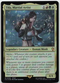 MTG: Tifa, Martial Artist Commander: FINAL FANTASY 6 : - Image 1