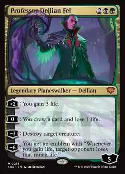 Professor Dellian Fel Secrets of Strixhaven Regular - Image 1
