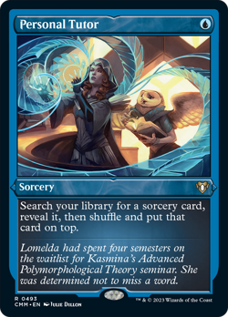 Personal Tutor (Foil Etched) [Commander Masters] Magic MTG - Image 1