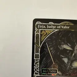 MTG: Firja Judge Of Valor (Serial Numbered) Serialized 307/500 - NM - WY Code - Image 2
