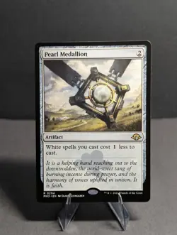 Pearl Medallion #260/337 - Commander 2014 C14 - Rare Artifact MTG Magic NM - Image 1