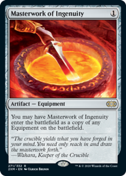 x1 Masterwork of Ingenuity R MTG Double Masters M/NM, English - Image 1