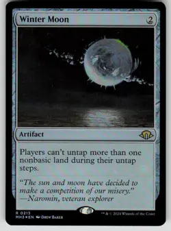 Winter Moon Foil Rare Modern Horizons 3 213 MTG Near Mint 2024 - Image 1