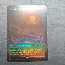 Magic: The Gathering Blood Crypt Unfinity 279 Foil Rare Land English 2022 - Image 1