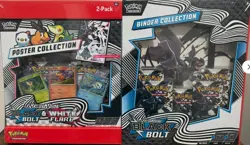Pokemon Black Bolt & White Flare Poster + Binder Collection - Sam's Club Bundle - Image 1