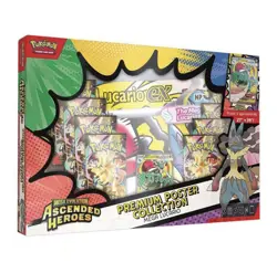 Pokemon Mega Evolution Ascended Heroes Mega Lucario Premium Poster Collection - Image 1
