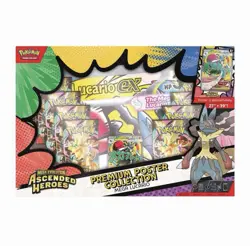 Pokemon Mega Evolution Ascended Heroes Mega Lucario Premium Poster Collection - Image 2