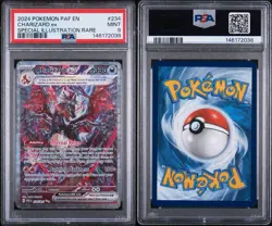 PSA 9 🔥🔥 Pokemon 2024 PAF en Charizard EX Special Illustration PSA #234 - Image 3