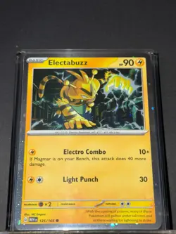 Pokemon TCG Pokemon Electabuzz Cosmos Foil 125/165 Near Mint - Image 1
