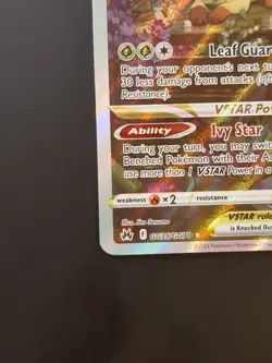Pokemon Leafeon VSTAR GG35/GG70 Ultra Rare Crown Zenith: Galarian Gallery - Image 5