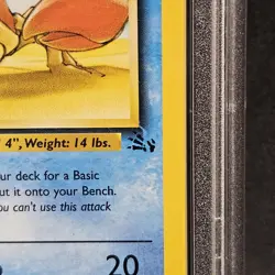 Krabby 51/62 - Fossil Symbol Slash Error Misprint - PSA 8 Pokemon - Image 1