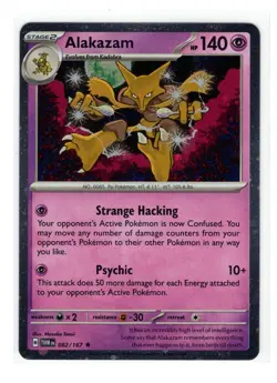 Pokemon Twilight Masquerade Alakazam - 082/167 - Cosmos Holo - Image 1