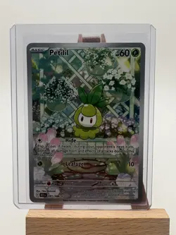 Pokemon TCG Petilil 091/086 Illustration Rare NM SV: Black Bolt - Image 1