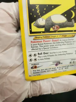 Snorlax Z 49 NM Wotc Black Star Promo Regular Pokemon TCG - Image 5