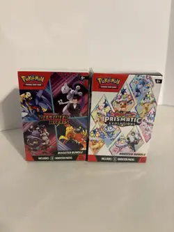 Pokemon TCG Prismatic Evolutions Destined Rivals Booster Bundle SEALED LOT OF 2 - Image 1