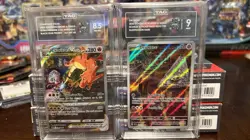 INVESTMENT GRADE Pokemon Grail Box! 🔥 Slab PSA/CGC/TAG + Sealed TCG Tin + 2 Pks - Image 3