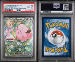 2025 POKEMON JTG EN-JOURNEY TOGETHER #184 LILLIE'S CLEFAIRY EX PSA 10 - Image 3