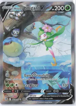 Pokemon Hisuian Lilligant V Full Art Holo Ultra Rare 163/189 Astral Radiance - Image 1