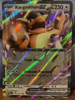 Pokemon TCG Kangaskhan ex Scarlet & Violet-151 115/165 Holo Double Rare - Image 1