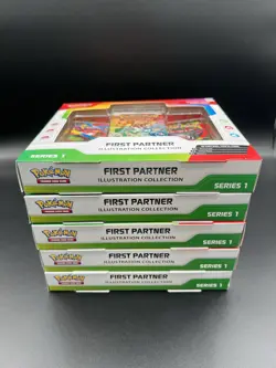 Lot Of 5 ✅ Pokemon TCG First Partner Illustration Collection Series 1 New Sealed - Image 2