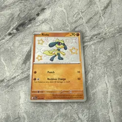 Riolu 173/091 Pokemon TCG Paldean Fates NM pack fresh - Image 1