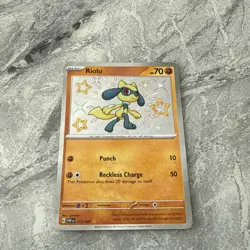 Riolu 173/091 Pokemon TCG Paldean Fates NM pack fresh - Image 3