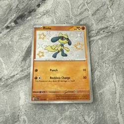 Riolu 173/091 Pokemon TCG Paldean Fates NM pack fresh - Image 4