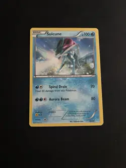 Suicune 30/30 XY Trainer Kit: Pikachu Libre & Suicune Holo Pokemon TCG - LP - Image 1