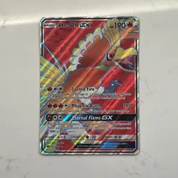 Pokemon TCG Ho-Oh GX 131/147 - Burning Shadows Medium Condition - Image 1